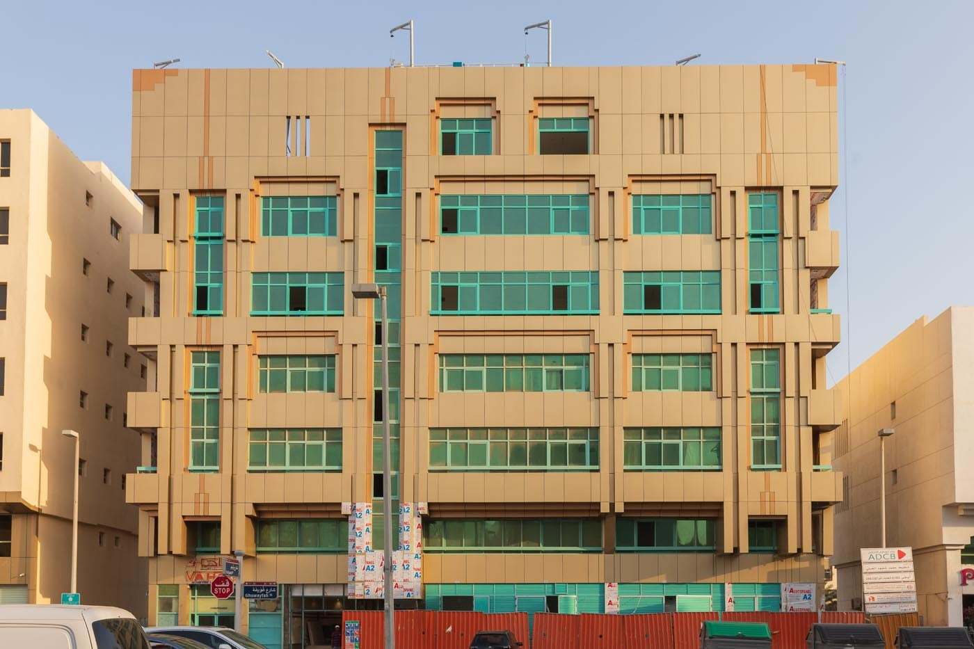 ADCB Building exterior with ALUCOPANEL cladding