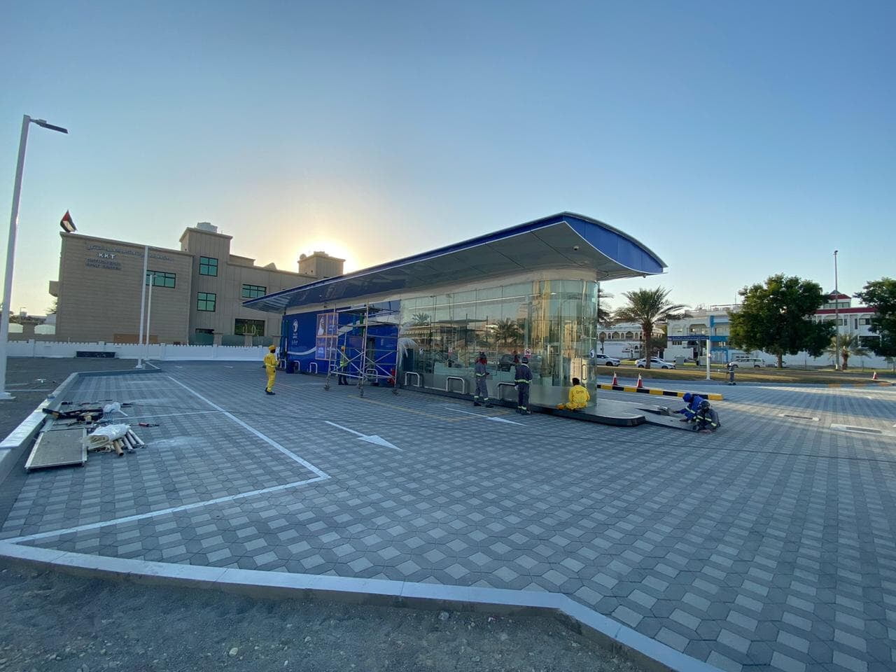 ADNOC station Abu Dhabi clad with ALUCOPANEL, photo 4