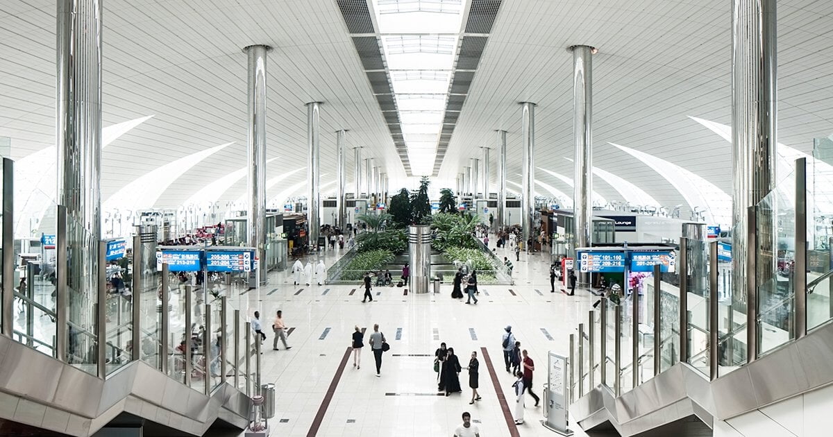 ALUCOPANEL A2 cladding at Al Maktoum Airport, Dubai