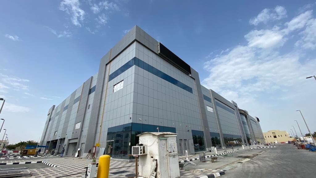 ALUCOPANEL cladding detail, Armed Forces Cooperative Society, Abu Dhabi