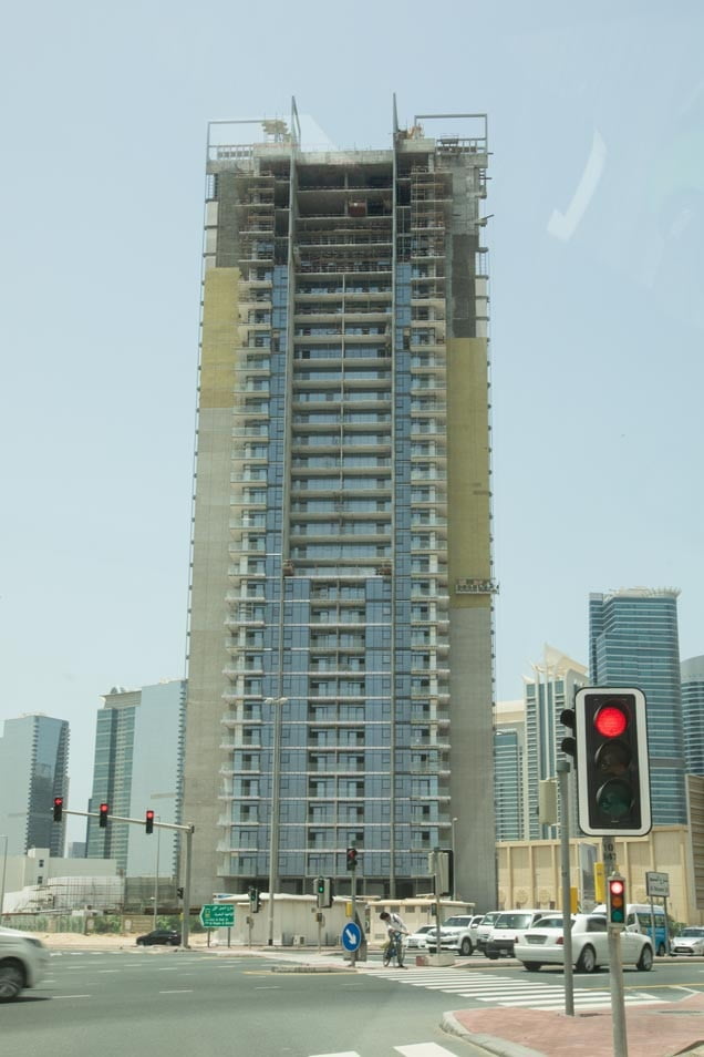 Banyan Tree Residences in JLT, Dubai, clad with ALUCOPANEL