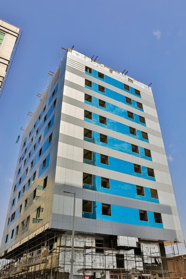 ALUCOPANEL cladding detail, Omeir commercial and residential building