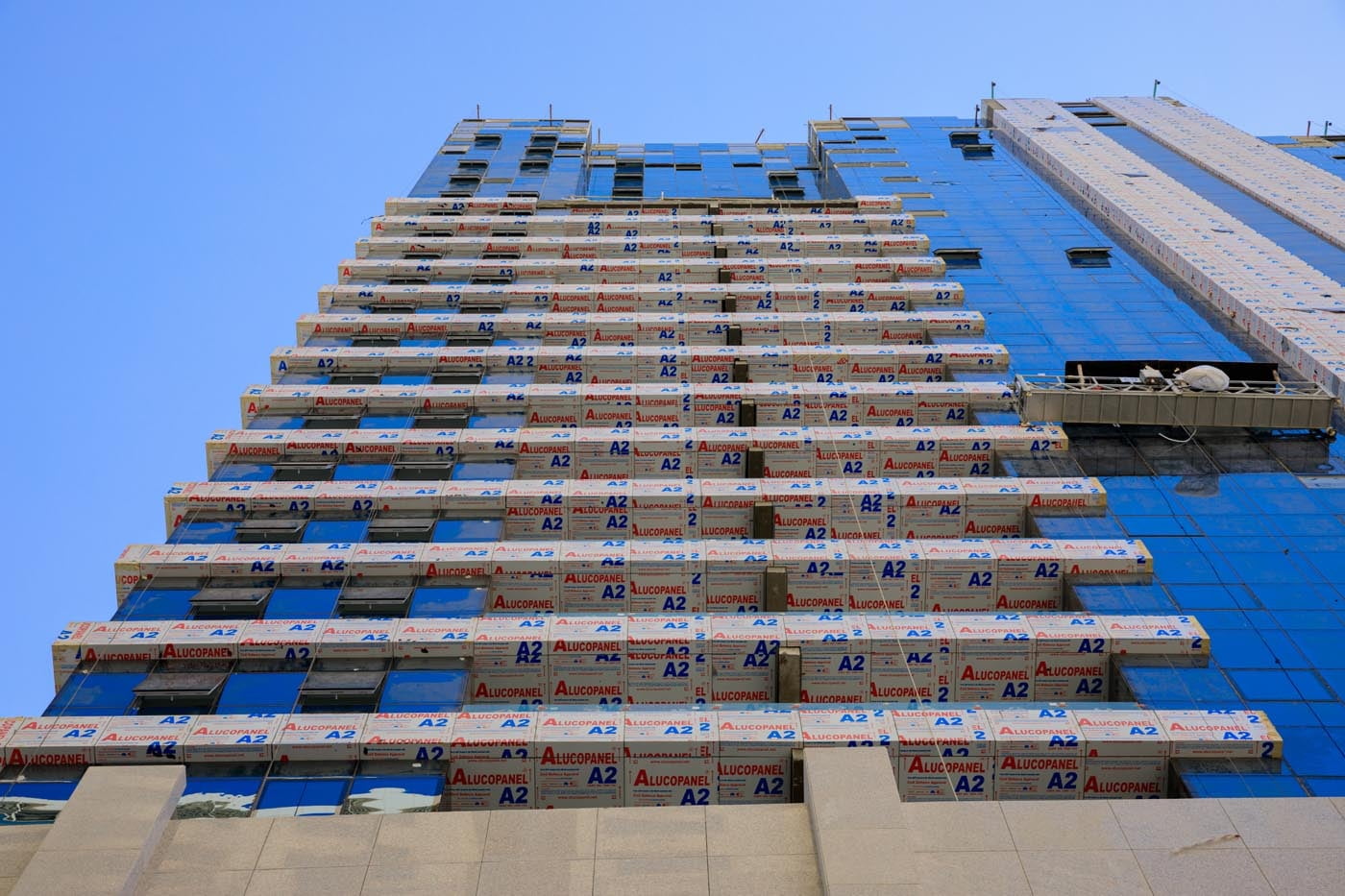 ALUCOPANEL aluminium composite panel on Eclipse Twin Tower