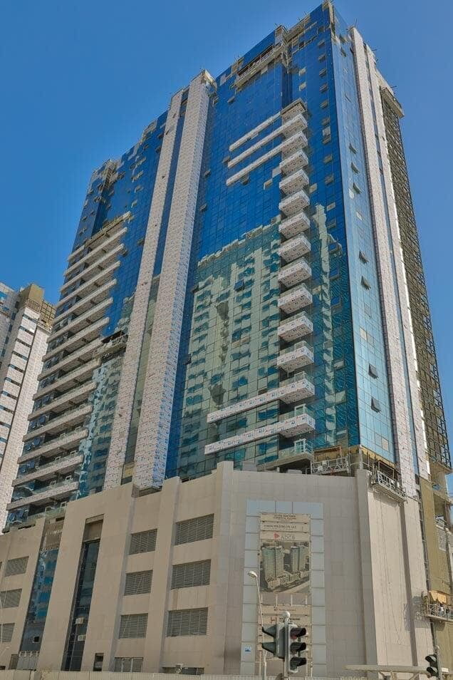 ALUCOPANEL A2 cladding on Eclipse Twin Tower, Abu Dhabi