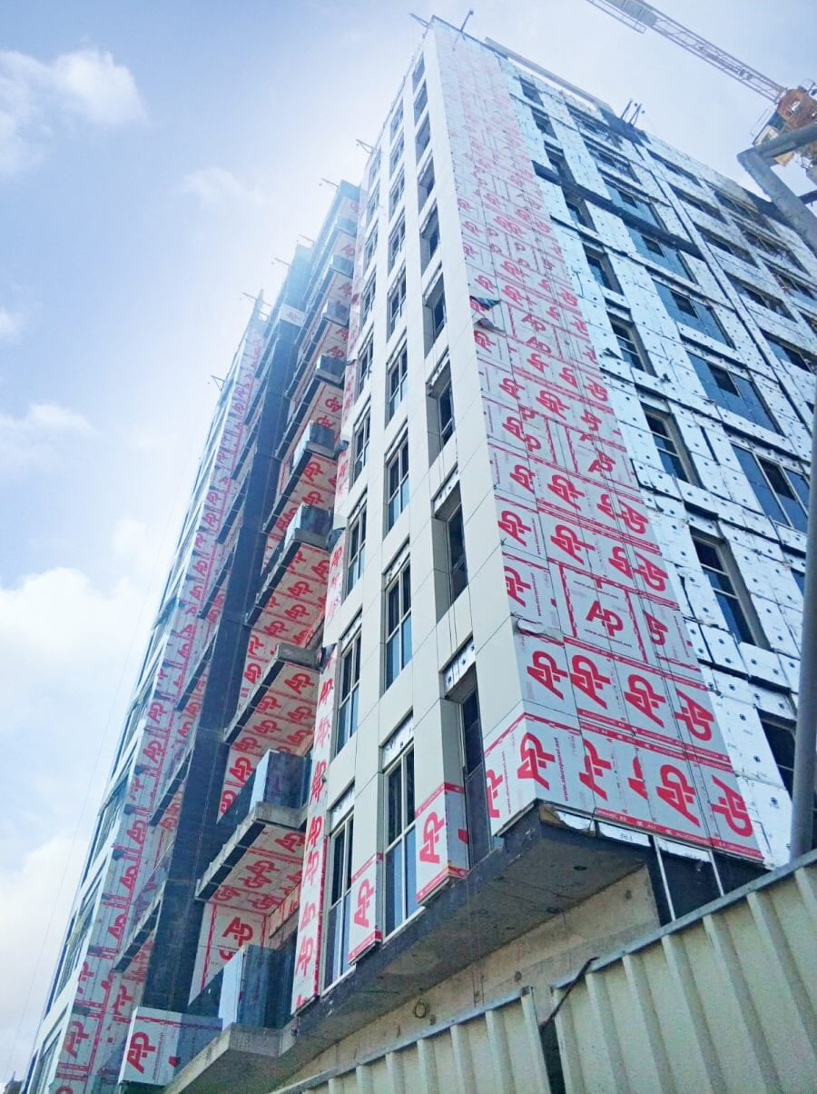G + 9 Commercial & Residential Building Fujairah clad with ALUCOPANEL A2, photo 5