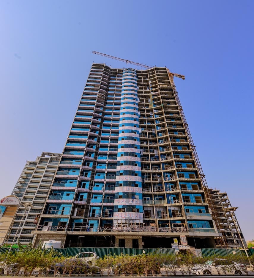 Global Golf Residence 2 building facade, ALUCOPANEL A2