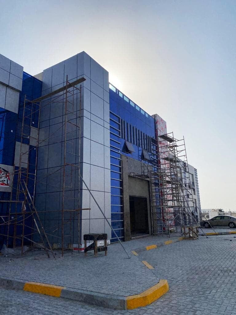 Vocational Training Center facade, Abu Dhabi, ALUCOPANEL A2