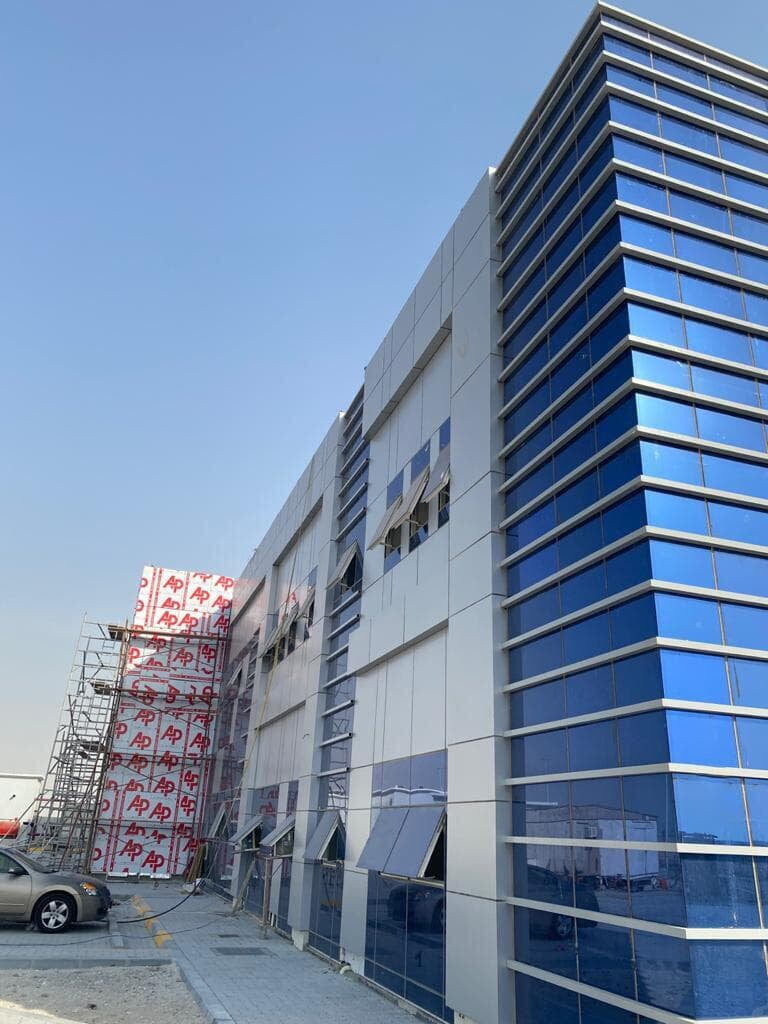 Vocational Training Center Abu Dhabi clad with ALUCOPANEL A2