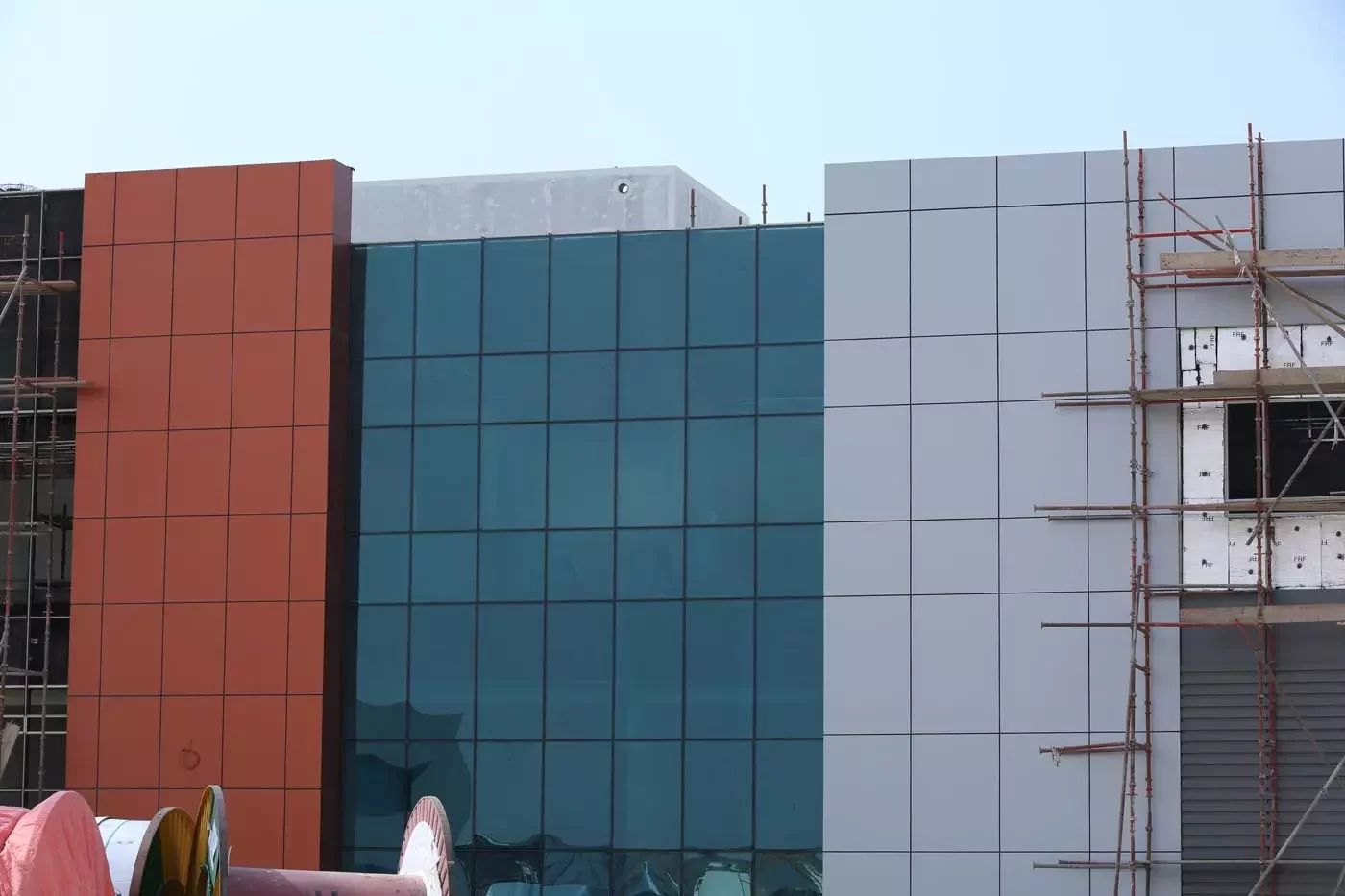 Ajman City Centre exterior with ALUCOPANEL A2 panels