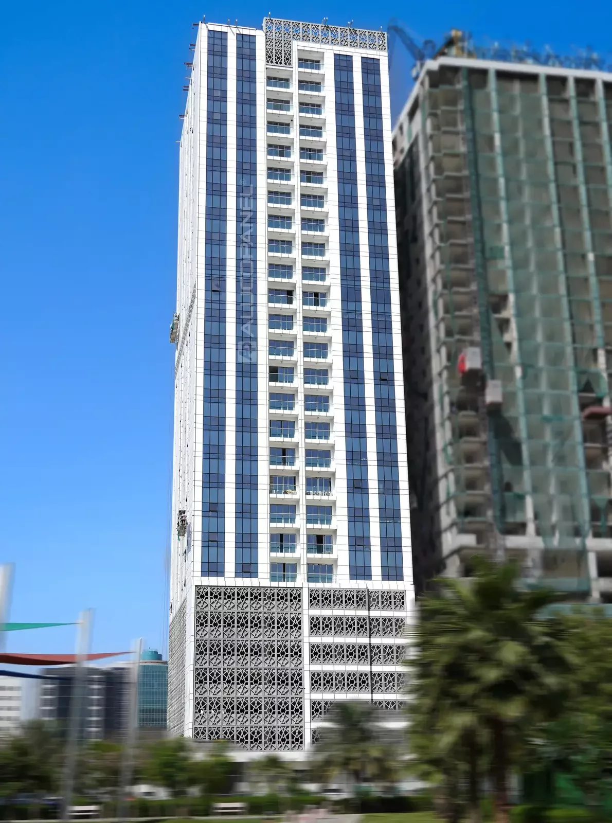 Ajman Res Tower in Ajman, clad with ALUCOPANEL
