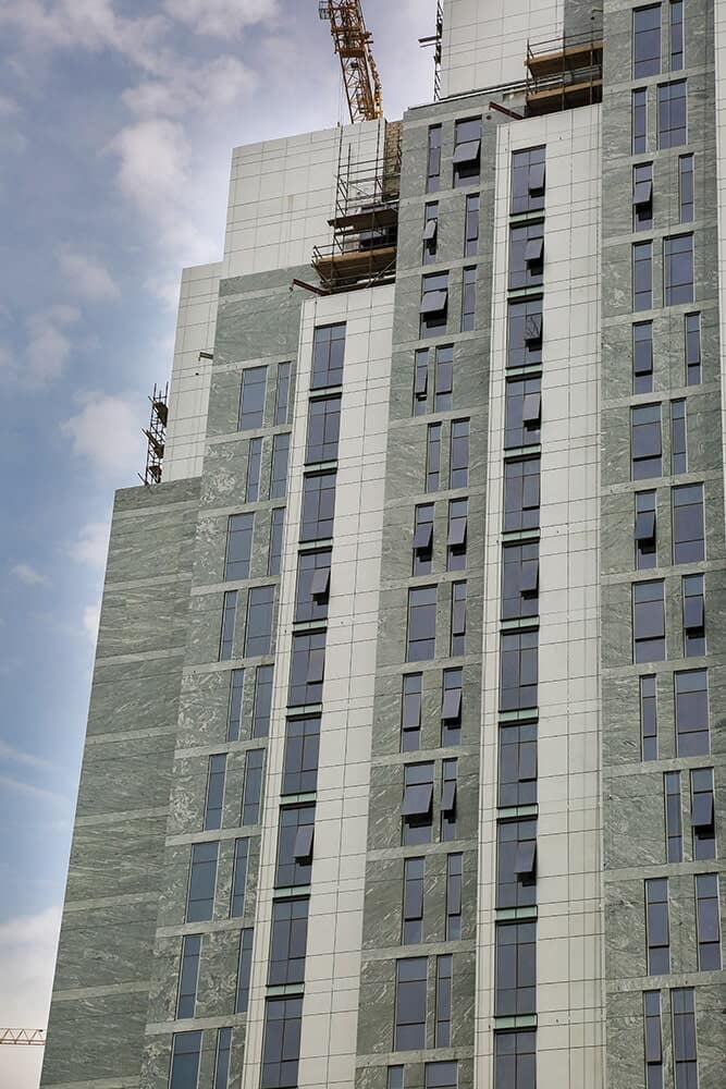 Bay Views Hotel Business Bay clad with ALUCOPANEL A2, photo 3