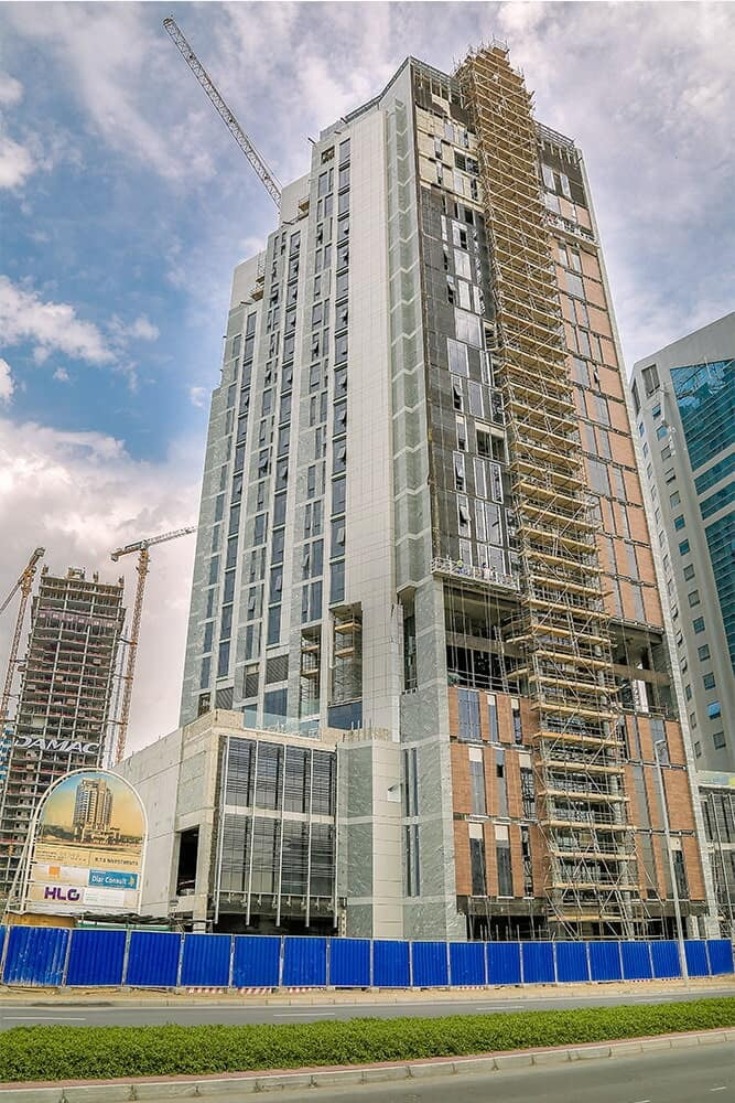Bay Views Hotel Business Bay clad with ALUCOPANEL A2, photo 2