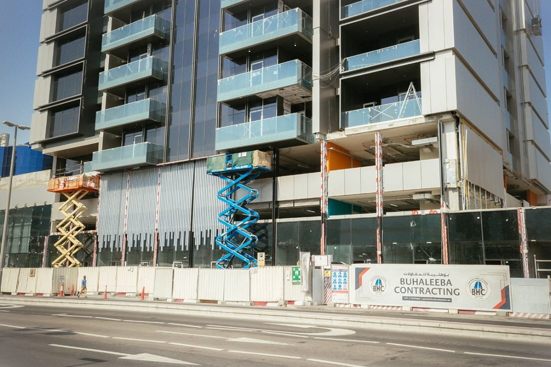 Bu Haleeba Building Oud Metha clad with ALUCOPANEL A2, photo 5