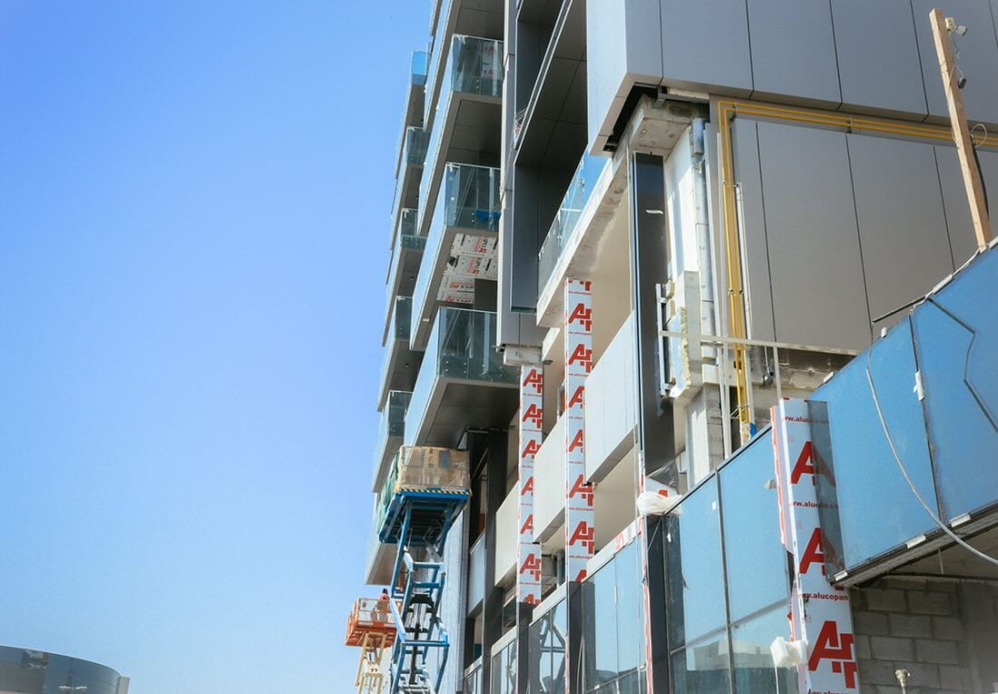 Bu Haleeba Building Oud Metha clad with ALUCOPANEL A2, photo 2