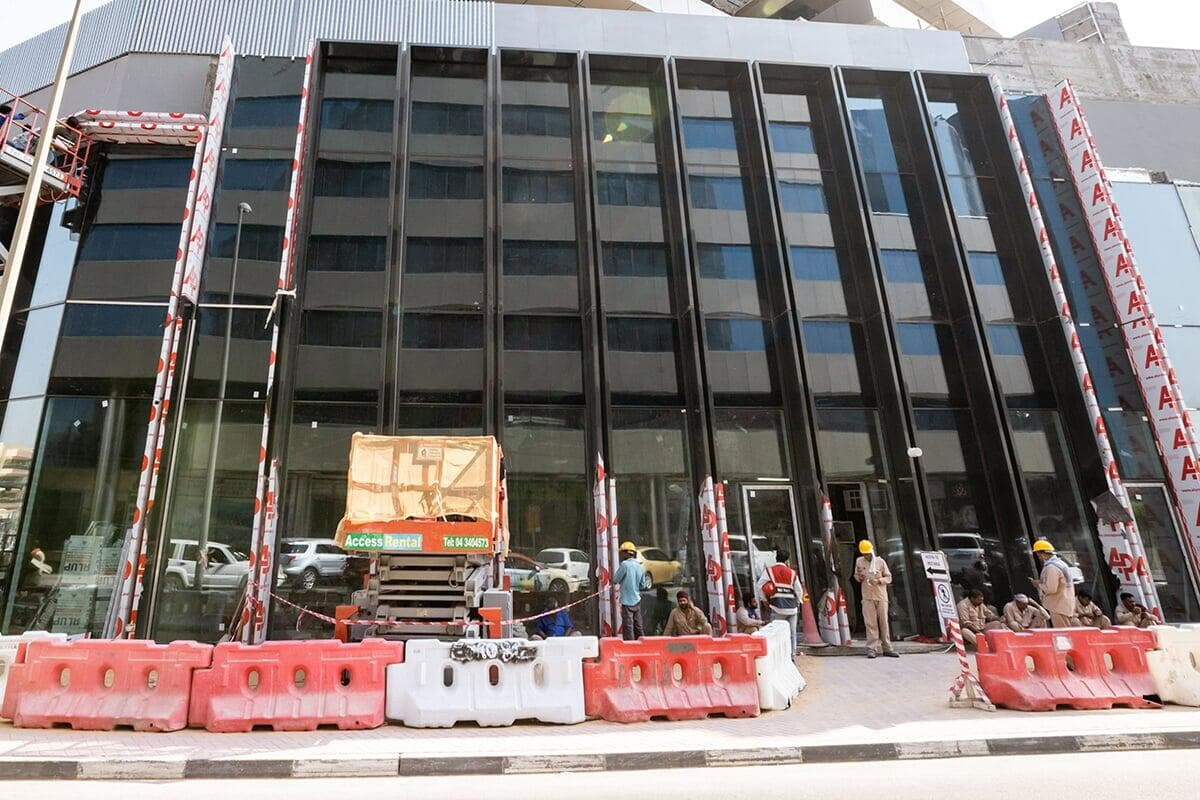Bu Haleeba Building Oud Metha clad with ALUCOPANEL A2, photo 10