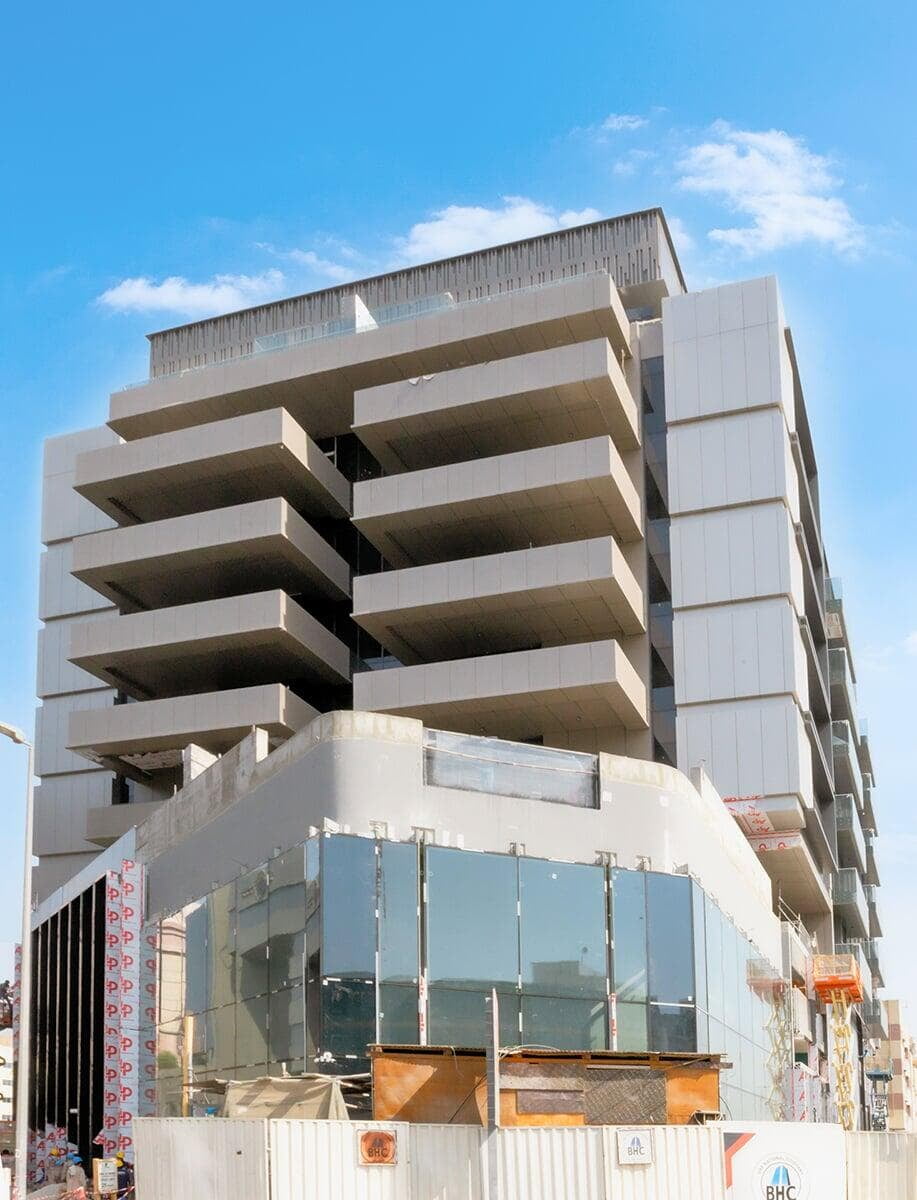 Bu Haleeba Building Oud Metha clad with ALUCOPANEL A2, photo 12