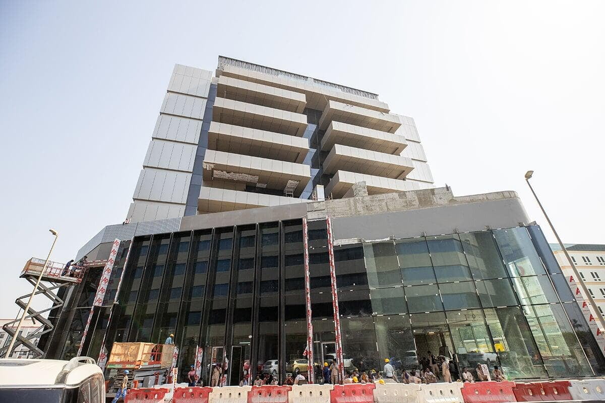 Bu Haleeba Building Oud Metha clad with ALUCOPANEL A2, photo 15