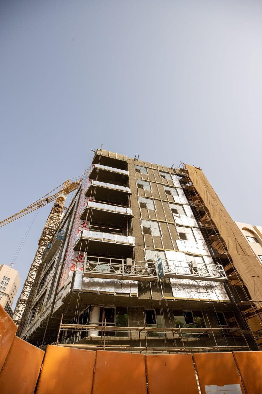 Commercial Building No. 3 Abu Dhabi Island under construction, ALUCOPANEL A2 system, photo 6