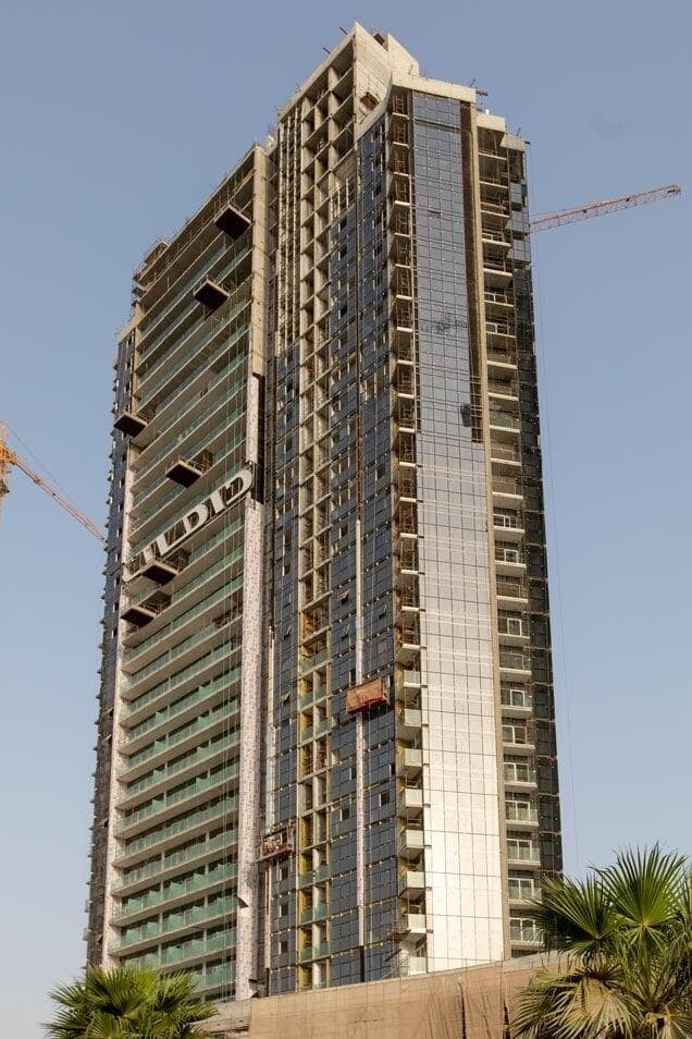 Damac Carson towers with ALUCOPANEL A2 facade