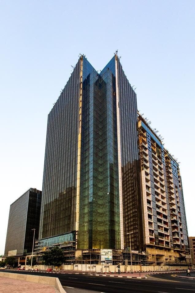 ALUCOPANEL facade on the DoubleTree by Hilton hotel, Bur Dubai
