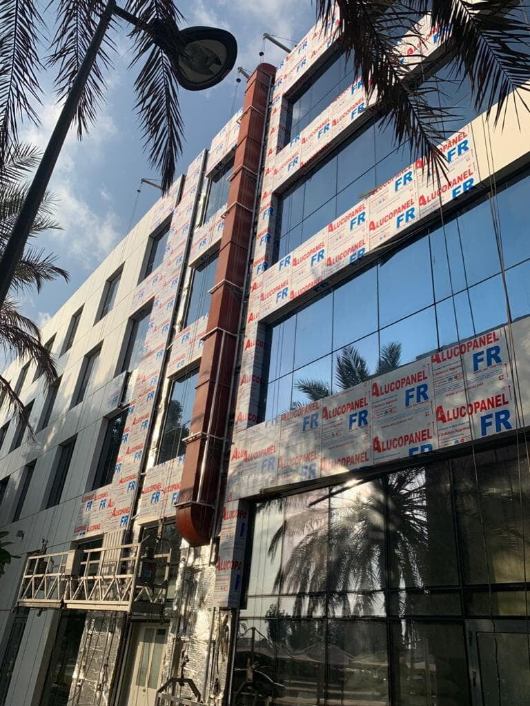 Fire Repair Work, European Business Centre, DIP 1, Dubai