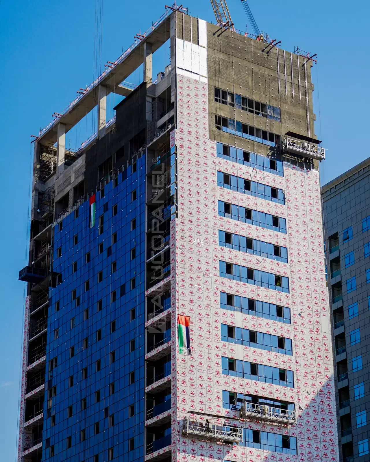 JSD Tower Abu Dhabi clad with ALUCOPANEL A2, photo 10