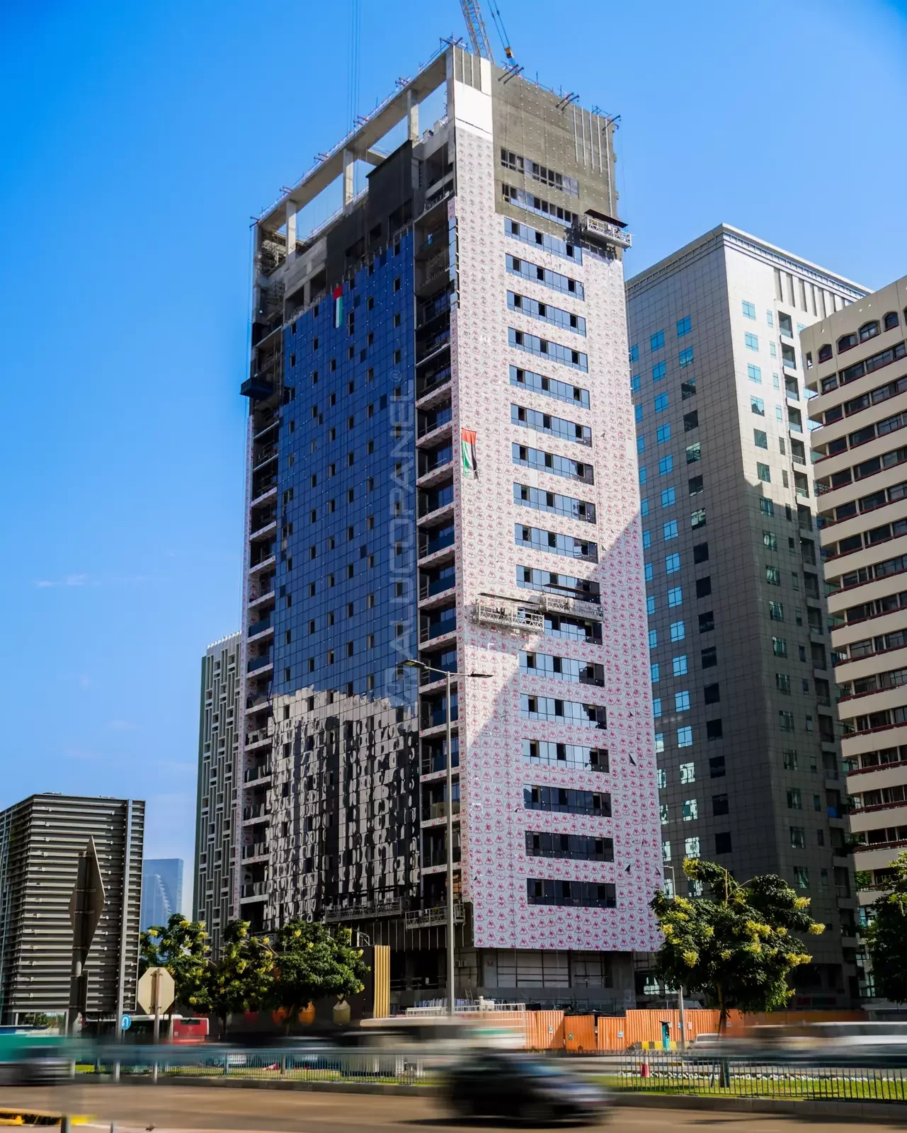 JSD Tower Abu Dhabi clad with ALUCOPANEL A2, photo 11