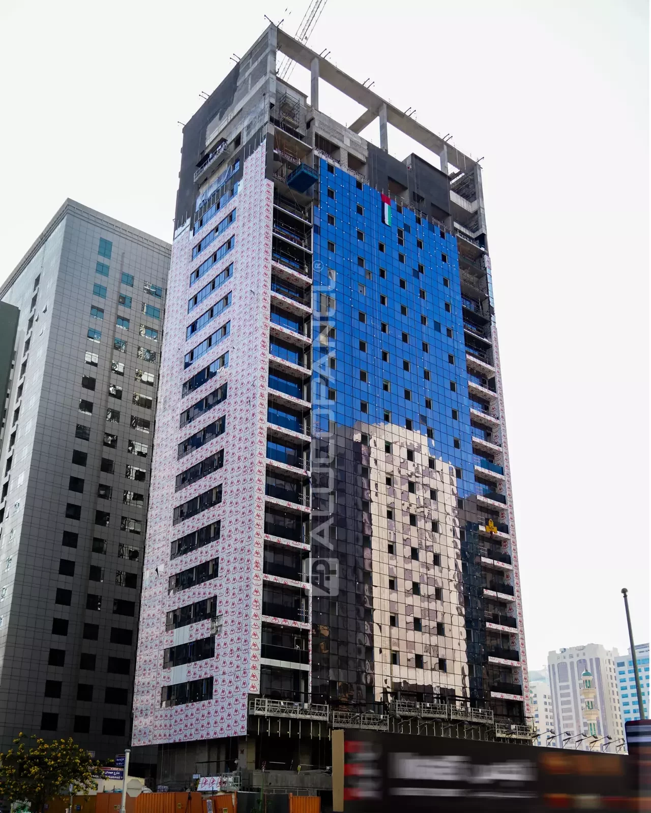 JSD Tower Abu Dhabi clad with ALUCOPANEL A2, photo 4