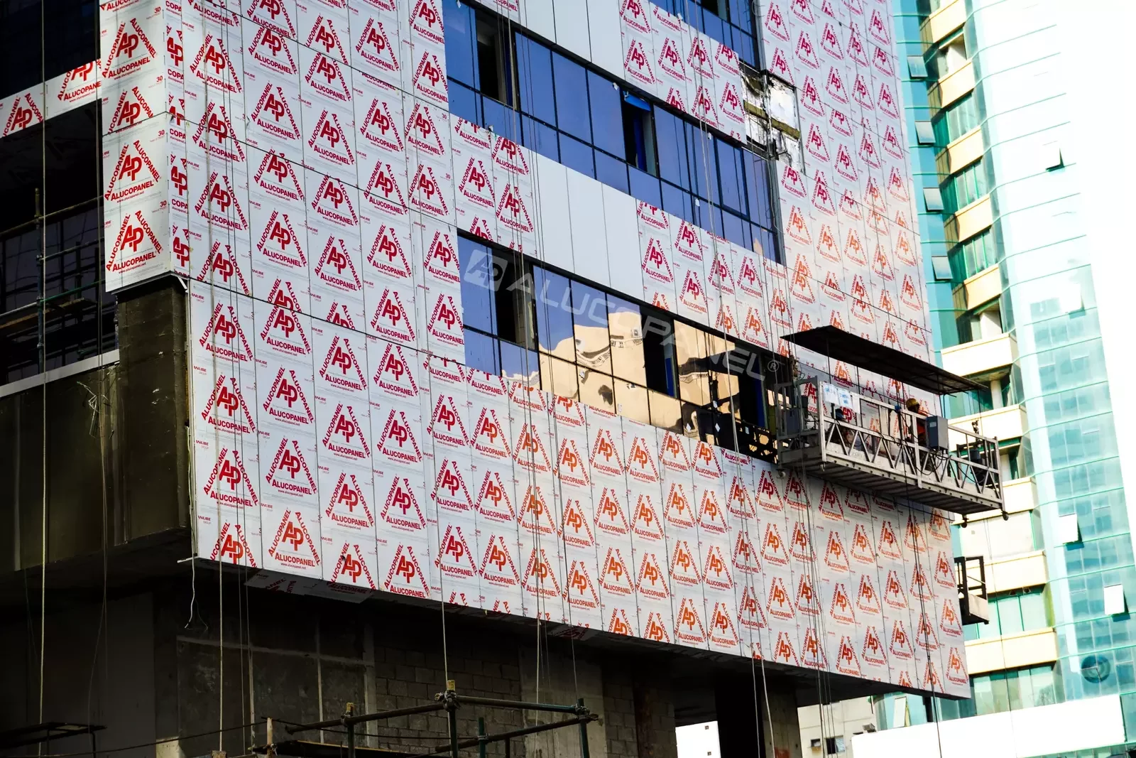 JSD Tower Abu Dhabi clad with ALUCOPANEL A2, photo 5