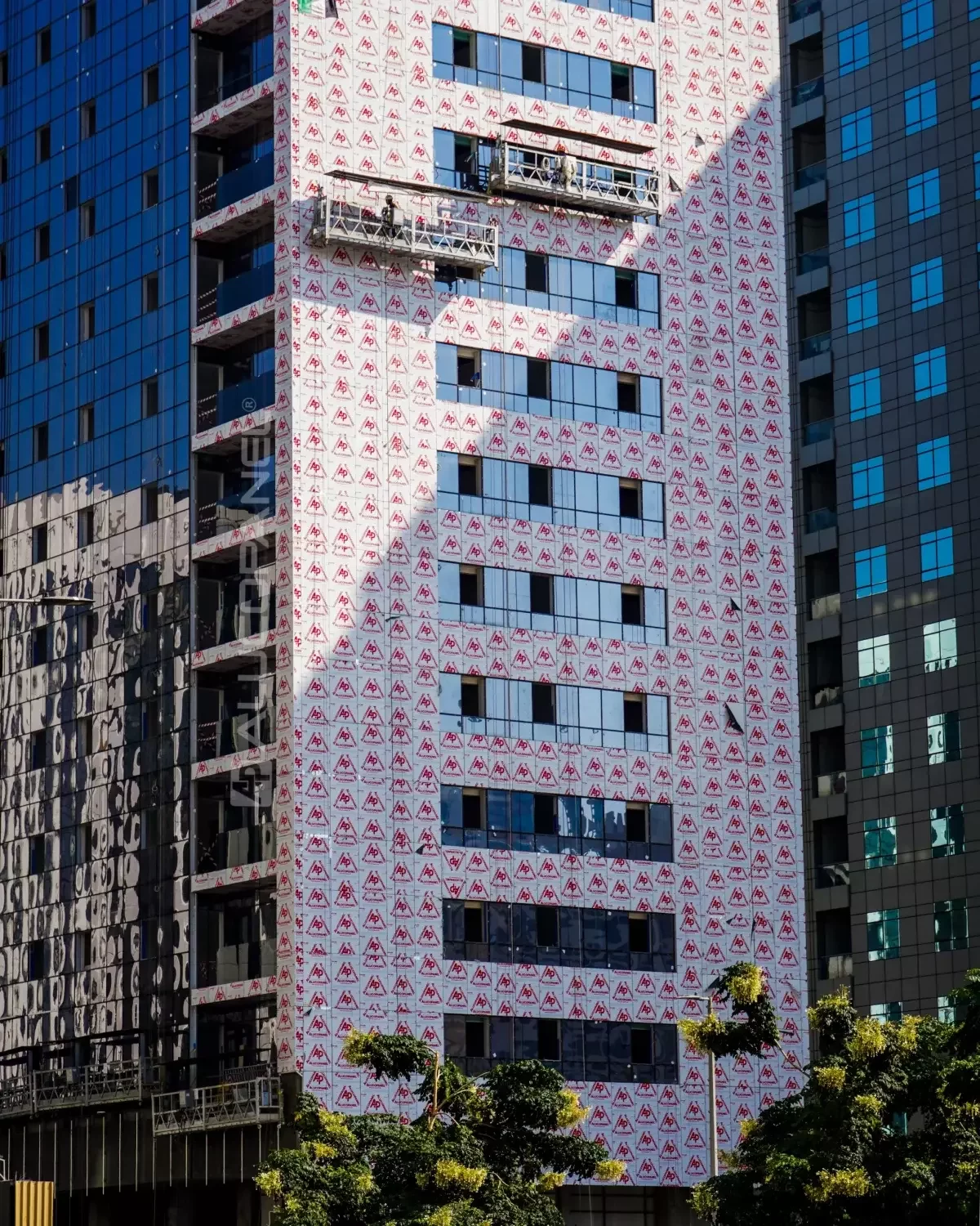 JSD Tower Abu Dhabi clad with ALUCOPANEL A2, photo 8