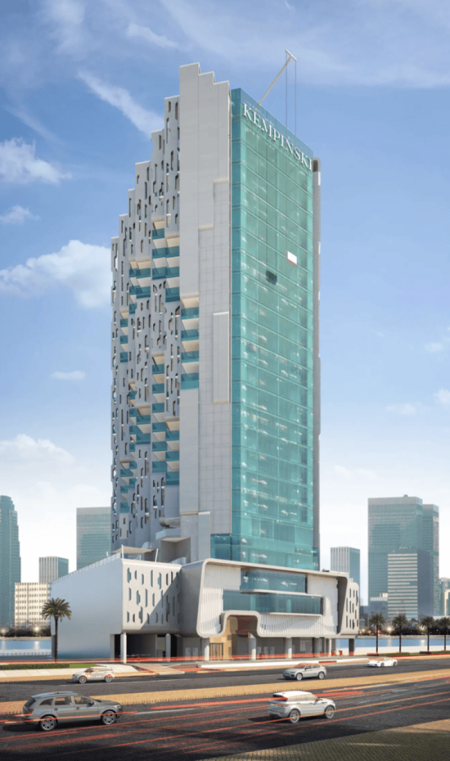 Kempinski Hotel Business Bay clad with ALUCOPANEL A2, photo 3