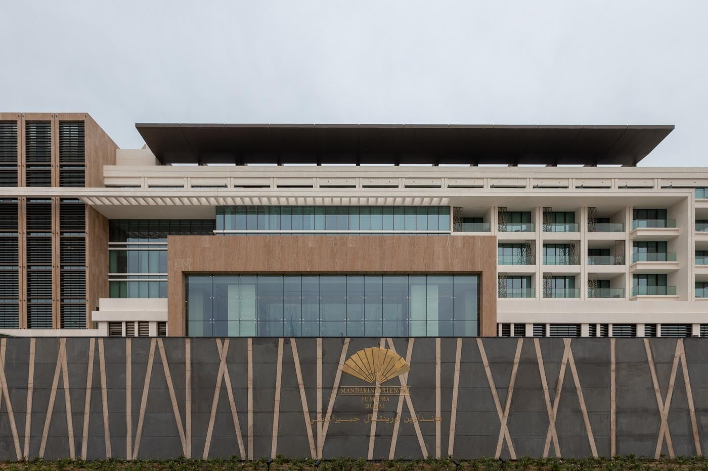 Mandarin Oriental Jumeira in Dubai, clad with ALUCOPANEL