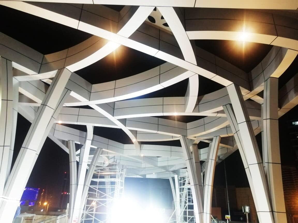 Reem Mall Abu Dhabi clad with ALUCOPANEL A2, photo 11