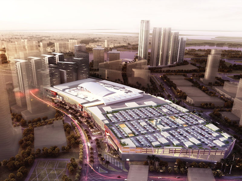 Reem Mall Abu Dhabi clad with ALUCOPANEL A2, photo 2